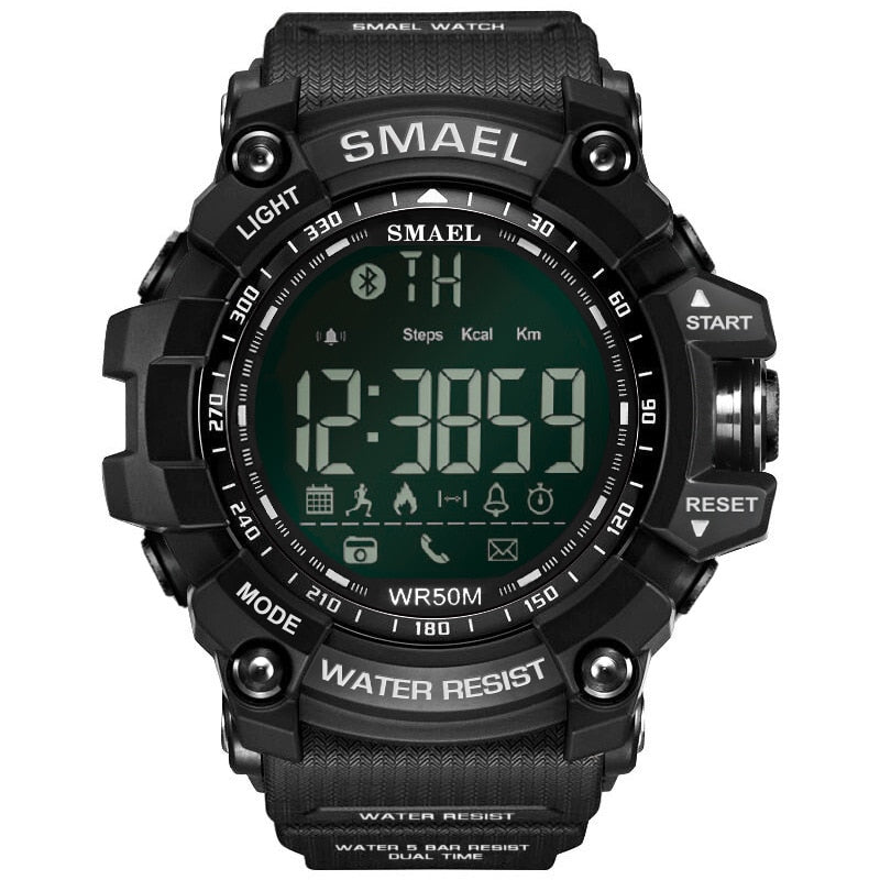 SMAEL1617 Mens Chronograph Watches Sport Male Clock Stop Army Military Watch Men Multifunction Waterproof LED Digital Watch for Man