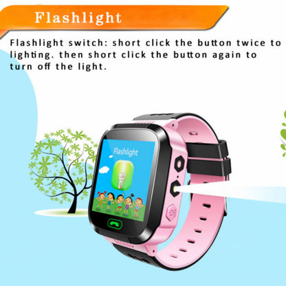 Q528 Y21S Baby Smart Watch With SOS Call Camera Touch Screen Lighting Phone Positioning Location Children Watch for Android IOS