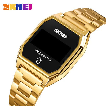 SKMEI 1679 NewTop Brand LED Men Women Digital Wristwatch Touch Screen LED Display Electronic Waterproof Watch Gifts Relogio Masculino