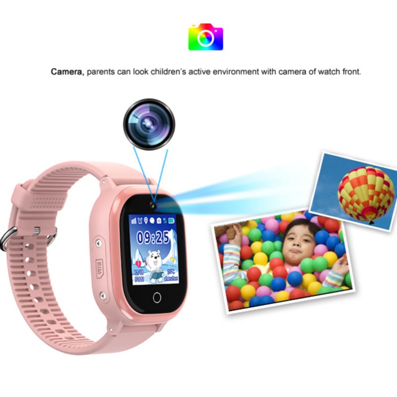 TD05S GPS Phone Positioning Fashion Children Watch Waterproof IP67 1.3 Inch Color Touch Screen SOS Baby Smart Watch Boys Girls