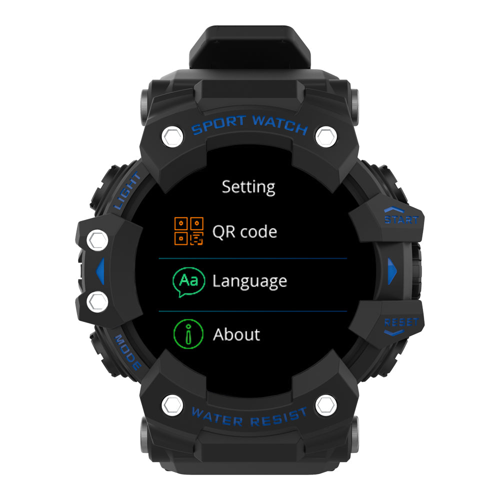 Three-Proof Outdoor Sports Smart Watch Heart Rate Blood Pressure Diving Watch Ring