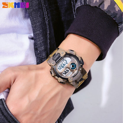 SKMEI 1723 Digital Watch Luminous Display Men Waterproof Wristwatch Count Down Military Sports Electronic Clock Relogio Masculino