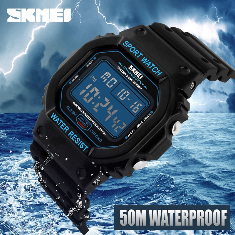 Skmei 1134 brand Watches Men Military LED Digital Watch Man Dive 50M Fashion Outdoor Sport Wristwatches clock relogio masculino