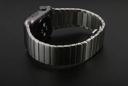 Luxury Stainless Steel link bracelet band for apple watch Series 1 2 band iwatch stainless steel strap 42mm with adapters