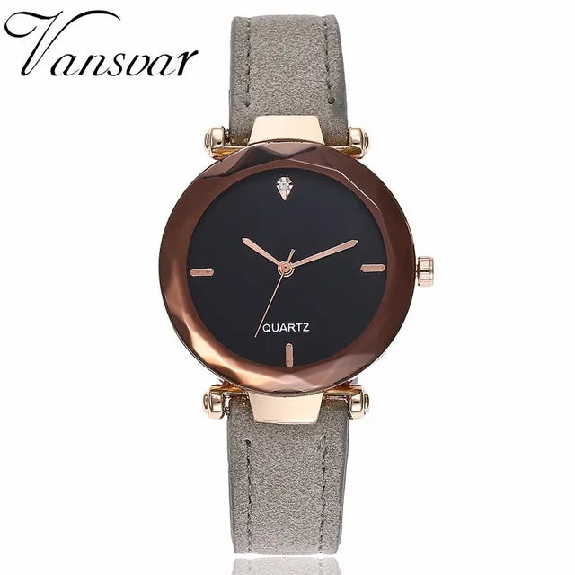 Women Leather Quartz Watch Female Hot Sale Simple Analog Wristwatches Relogio Feminino Clock