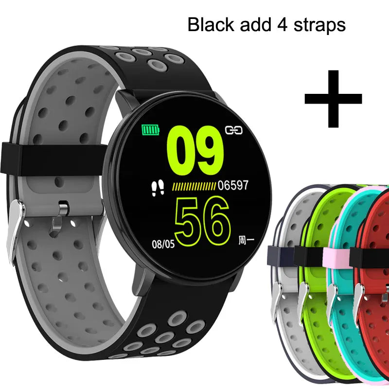 Fitness Bracelet 1.3'' Screen Smart Bracelet Blood Pressure Heart Rate Monitor Fitness Tracker Waterproof Ip67 Smart Band Watch