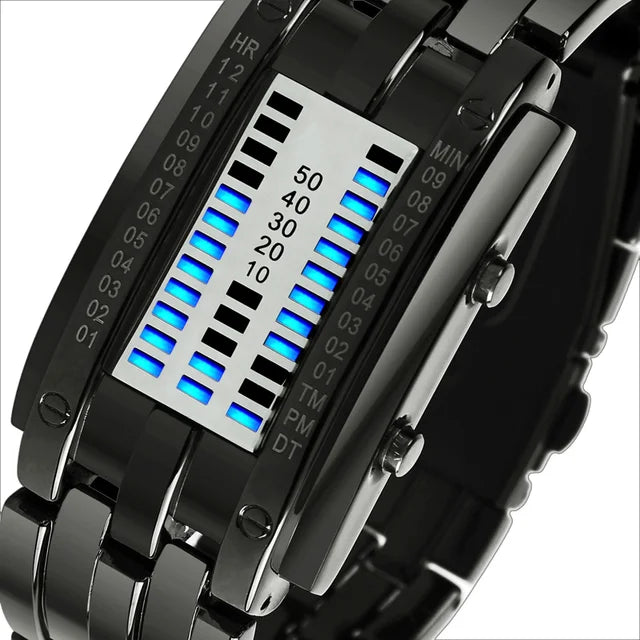 Watches Men  Digital LED Display 50M Waterproof Lover's Wrist watches